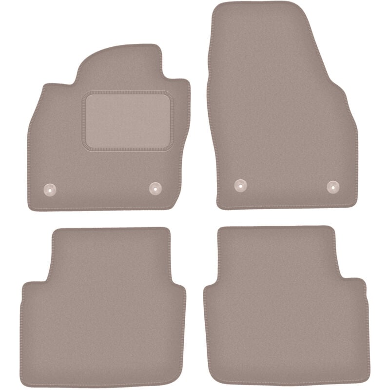 foto del prodotto tappetini in velluto beige per skoda kamiq crossover 2019 