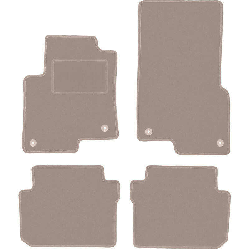 foto del prodotto tappetini in velluto beige per smart forfour i hatchback 2004 2007 