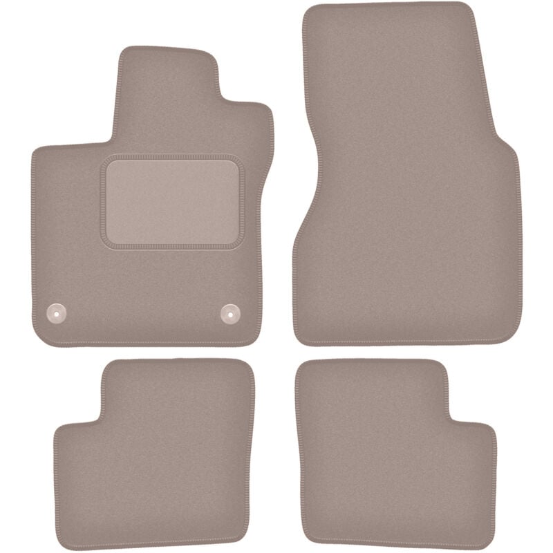foto del prodotto tappetini in velluto beige per smart forfour ii hatchback 2014 