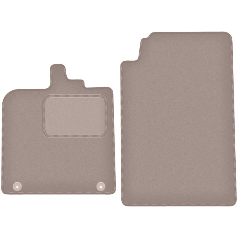 foto del prodotto tappetini in velluto beige per smart fortwo ii hatchback 2007 2014 