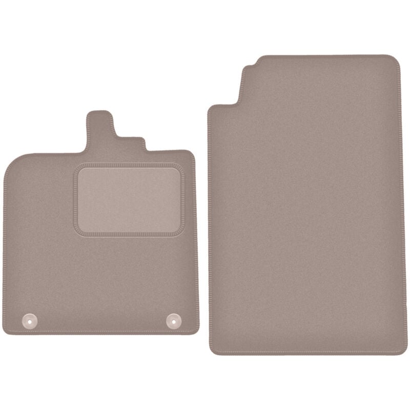 foto del prodotto tappetini in velluto beige per smart fortwo ii hatchback 2007 2014 