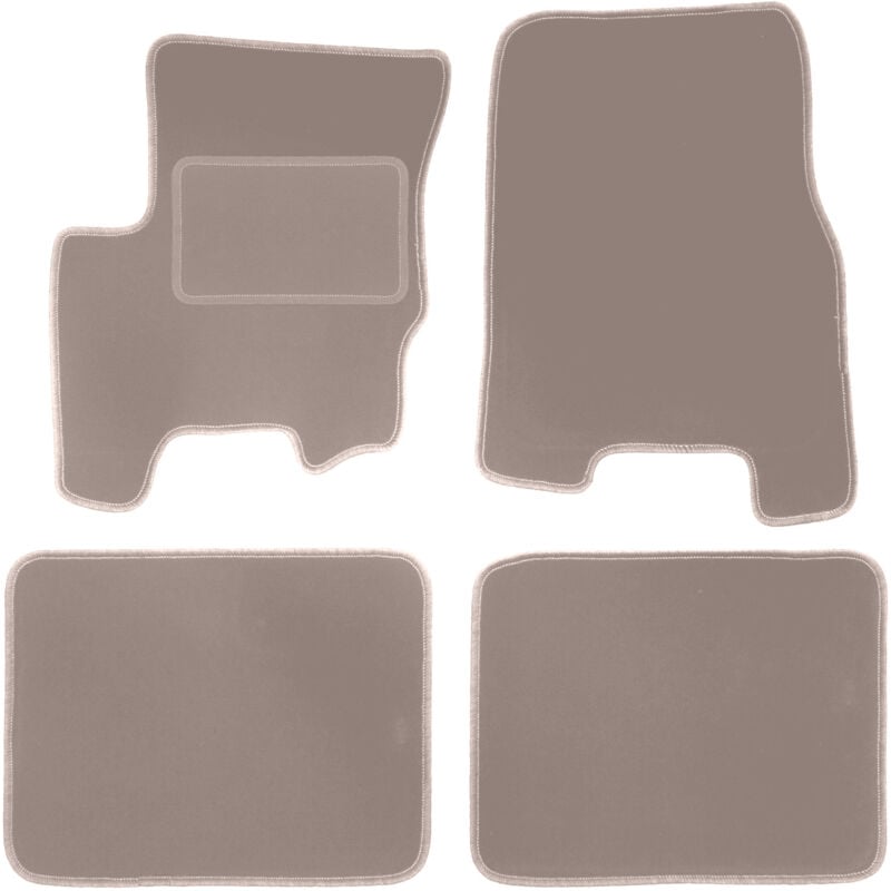 foto del prodotto tappetini in velluto beige per ssangyong korando ii kj suv 1998 2006 