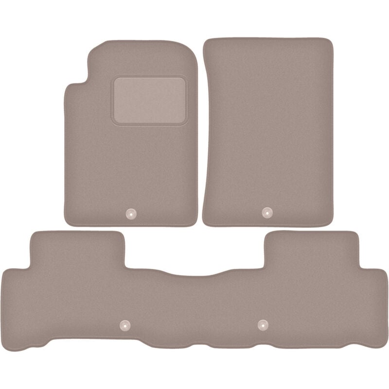 foto del prodotto tappetini in velluto beige per ssangyong rexton iii suv 2013 
