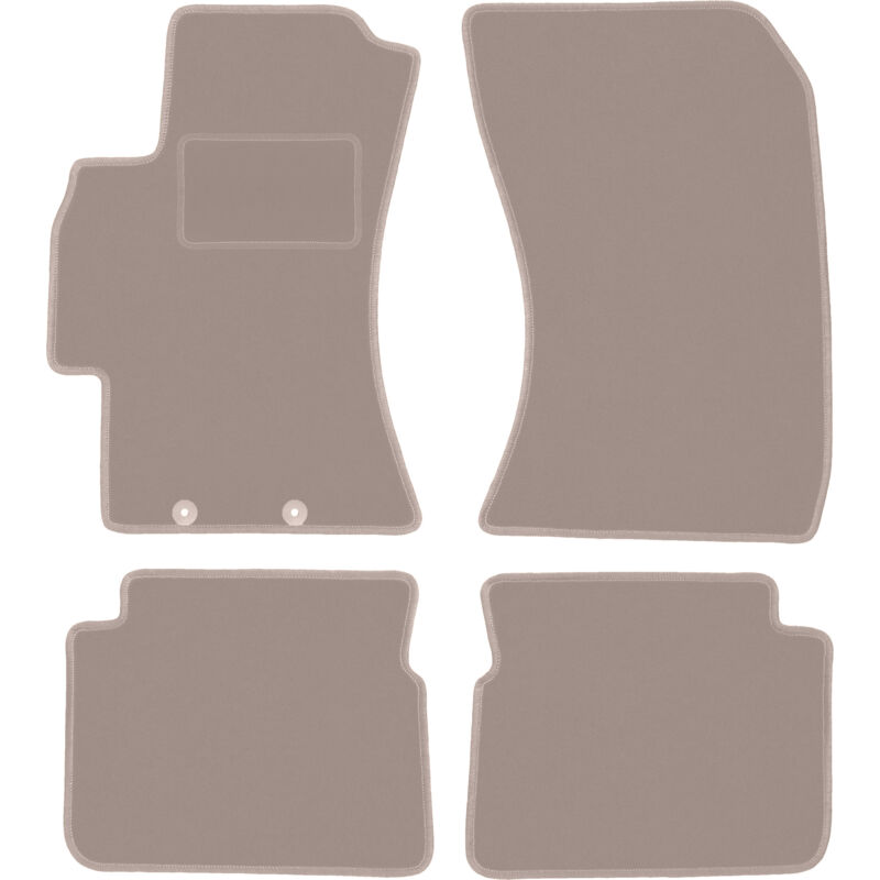 foto del prodotto tappetini in velluto beige per subaru forester iii suv 2008 2013 