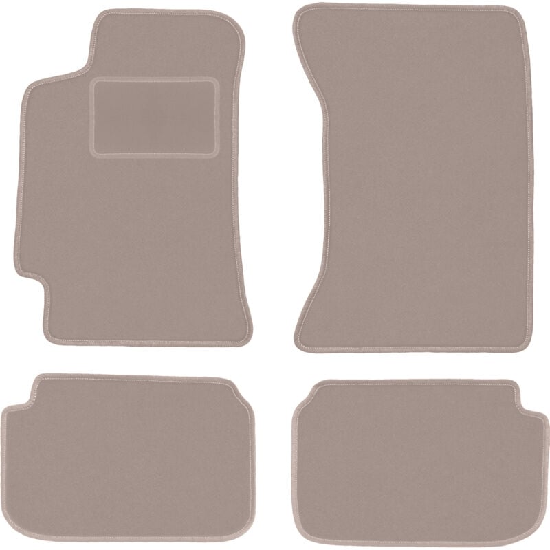 foto del prodotto tappetini in velluto beige per subaru impreza gc senza prese d aria posteriori station wagon, berlina 1993 2001 