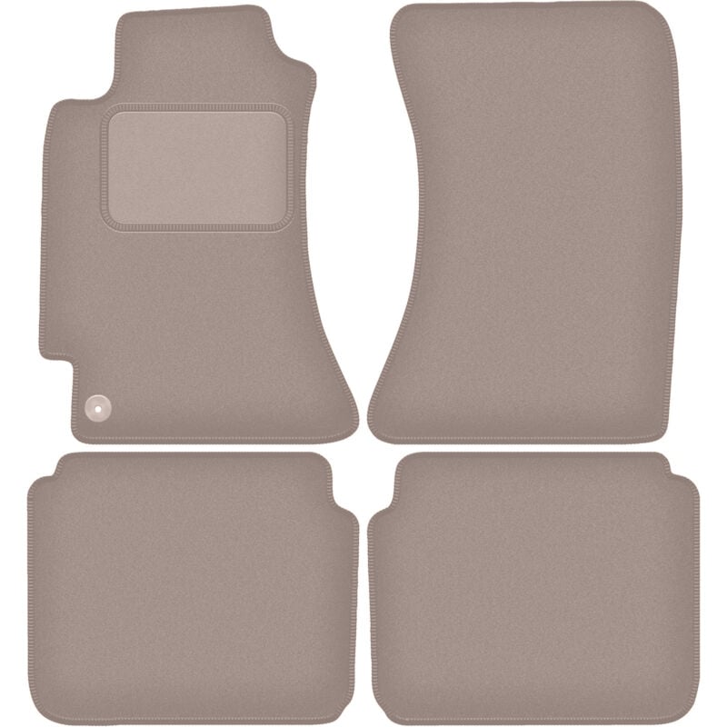 foto del prodotto tappetini in velluto beige per subaru legacy iii b4 station wagon, berlina 1998 2003 
