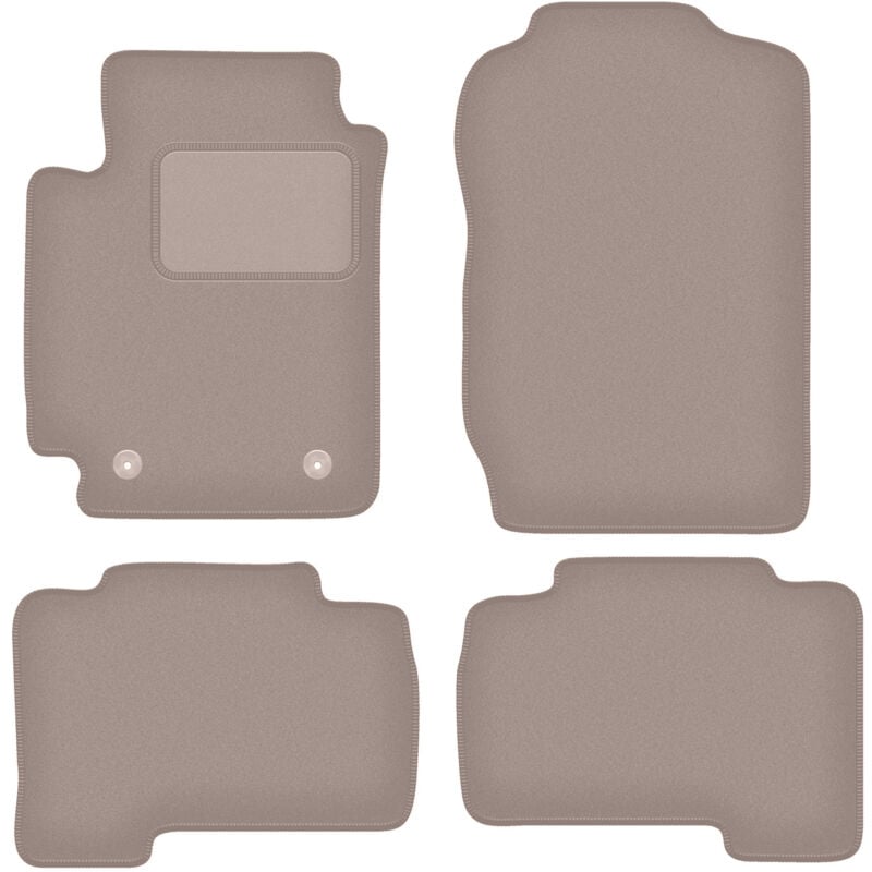foto del prodotto tappetini in velluto beige per suzuki grand vitara ii 5 porte 2005 2014 