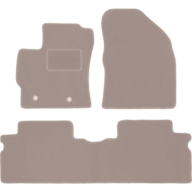 foto del prodotto tappetini in velluto beige per toyota auris i hatchback 2006 2013 