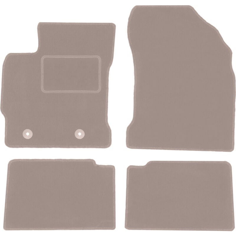 foto del prodotto tappetini in velluto beige per toyota auris i hatchback, station wagon 2006 2012 