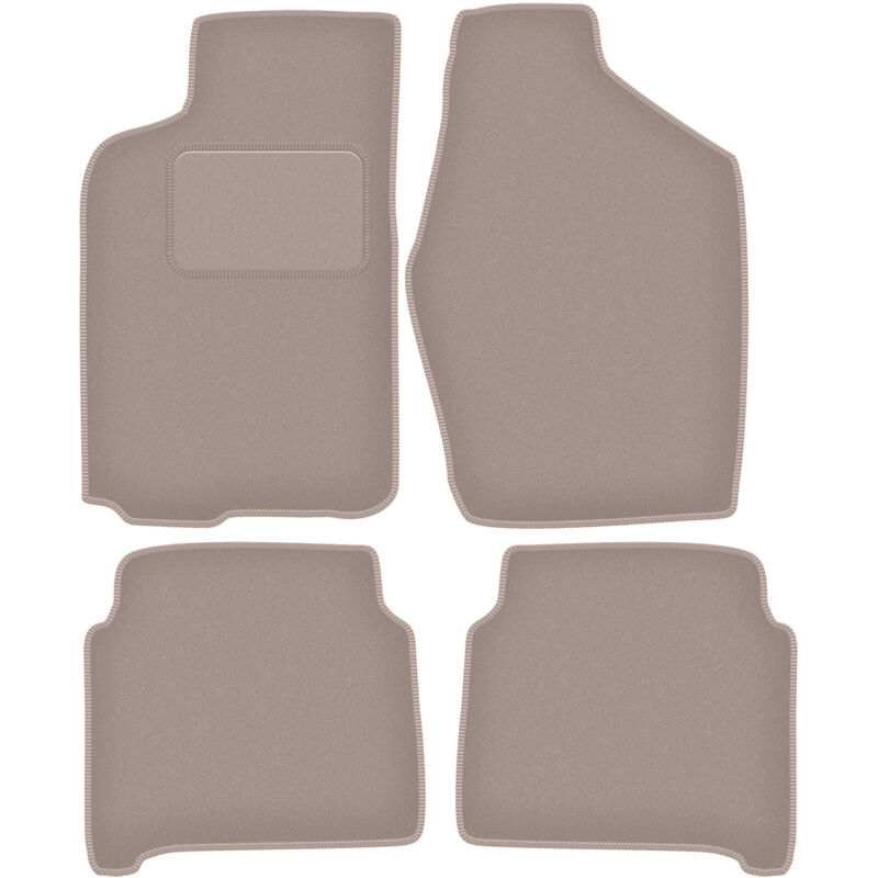 foto del prodotto tappetini in velluto beige per toyota camry v20 ii berlina 1986 1991 