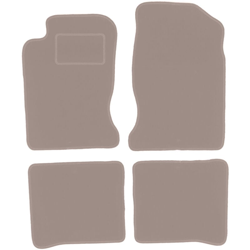 foto del prodotto tappetini in velluto beige per toyota carina e berlina 1992 1998 