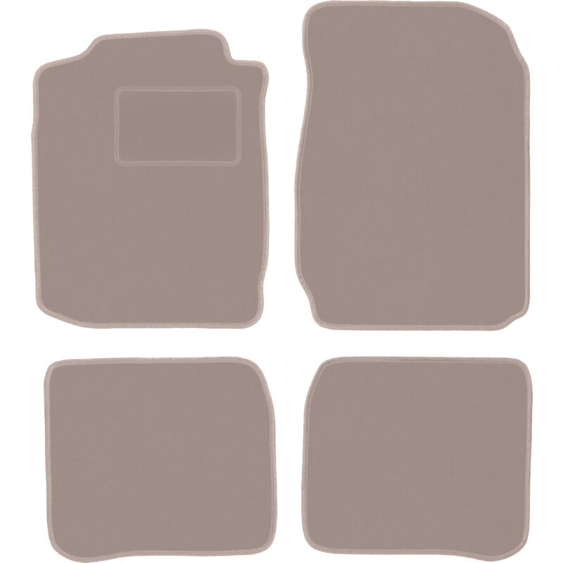 foto del prodotto tappetini in velluto beige per toyota corolla e11 hatchback 1997 2001 