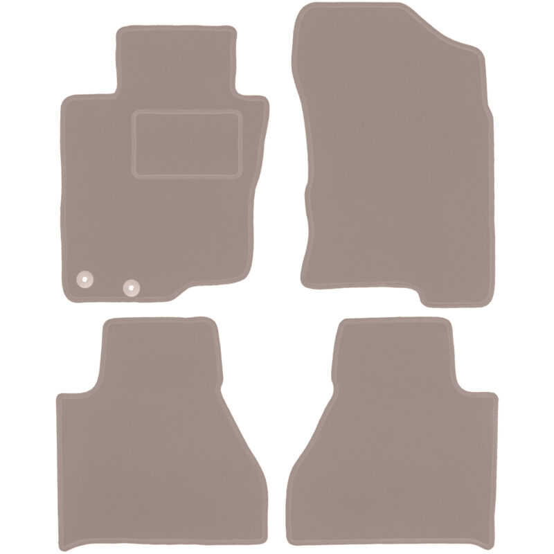 foto del prodotto tappetini in velluto beige per toyota hilux viii pick up 2015 
