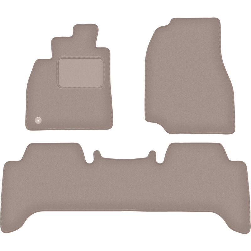 foto del prodotto tappetini in velluto beige per toyota land cruiser j100 fuoristrada 1998 2007 