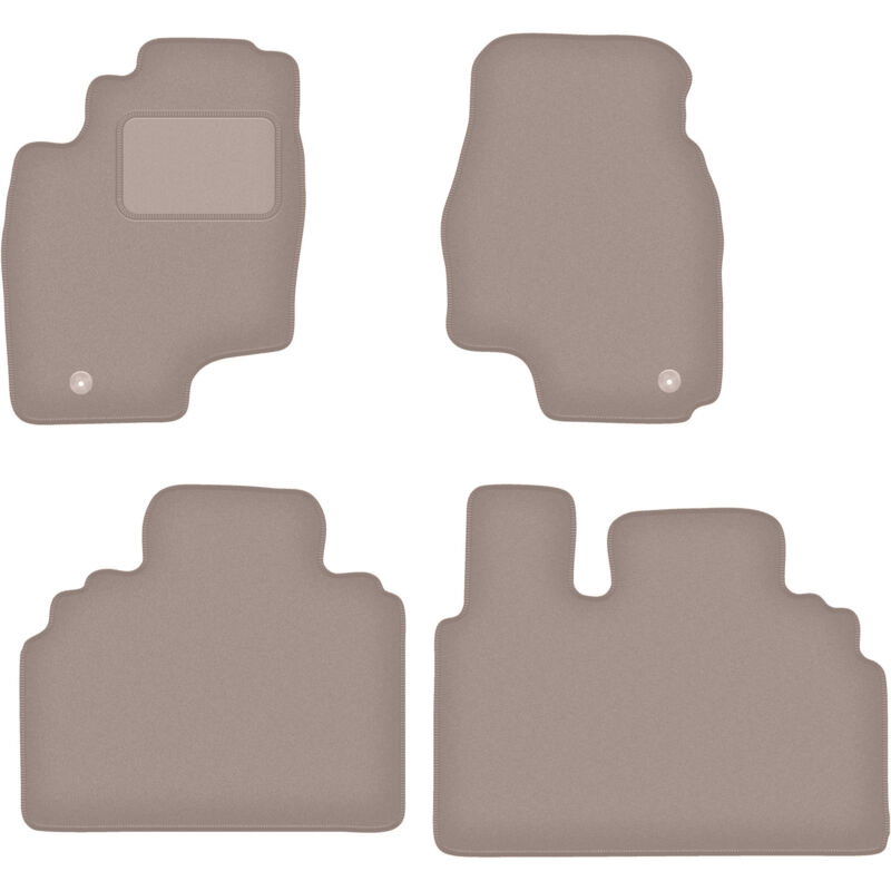 foto del prodotto tappetini in velluto beige per toyota previa ii minivan 2000 2005 