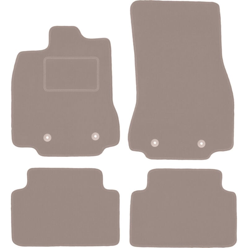 foto del prodotto tappetini in velluto beige per toyota prius ii hatchback 2003 2010 