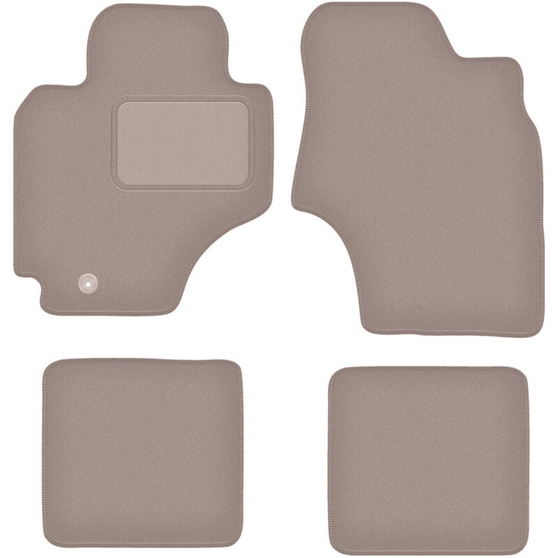 foto del prodotto tappetini in velluto beige per toyota rav4 ii 3 porte pre facelift 2000 2003 