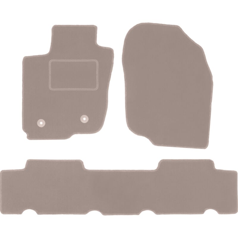 foto del prodotto tappetini in velluto beige per toyota rav4 iii suv 2006 2013 