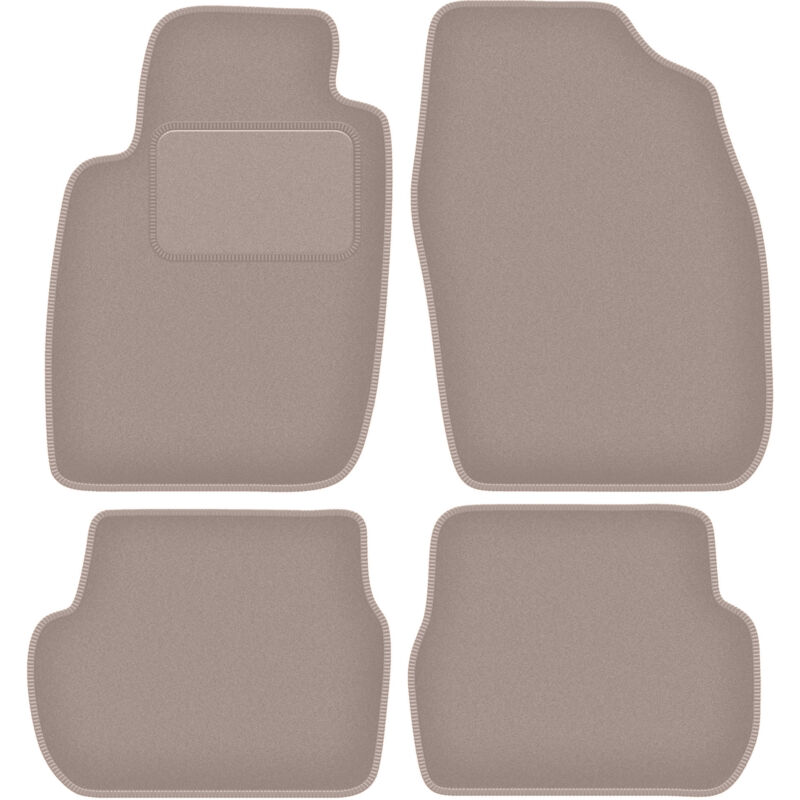 foto del prodotto tappetini in velluto beige per toyota starlet p9 hatchback 1996 1999 