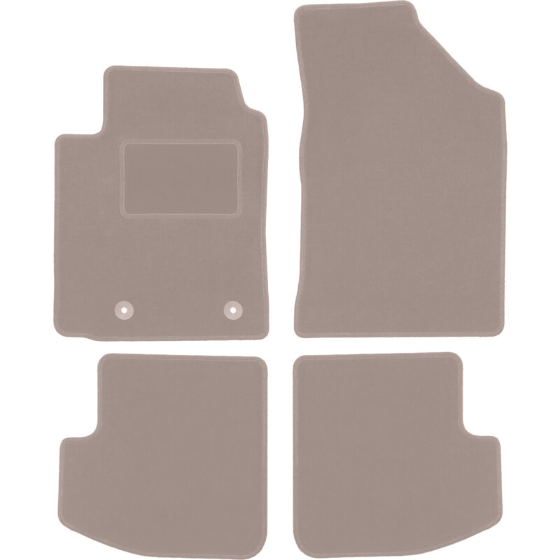 foto del prodotto tappetini in velluto beige per toyota yaris i 3 porte 1999 2005 