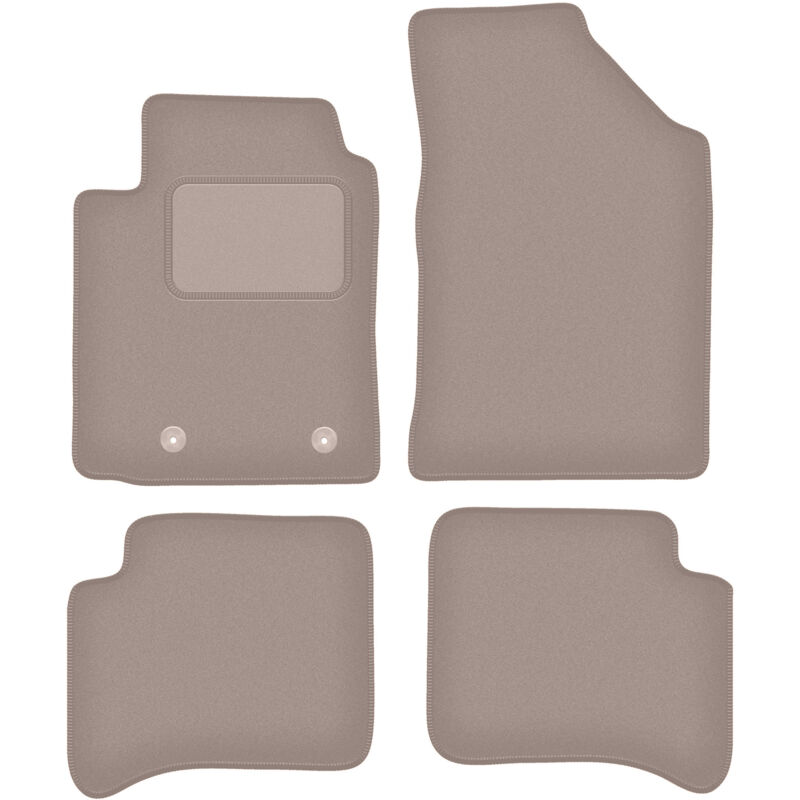 foto del prodotto tappetini in velluto beige per toyota yaris i 5 porte 1999 2005 