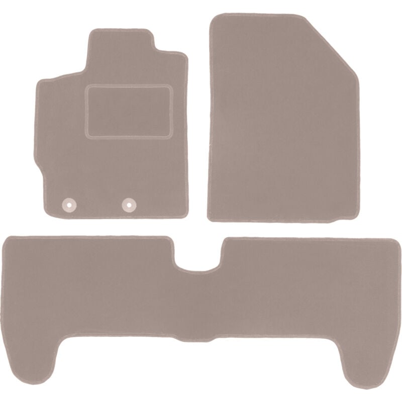 foto del prodotto tappetini in velluto beige per toyota yaris ii hatchback 2005 2011 