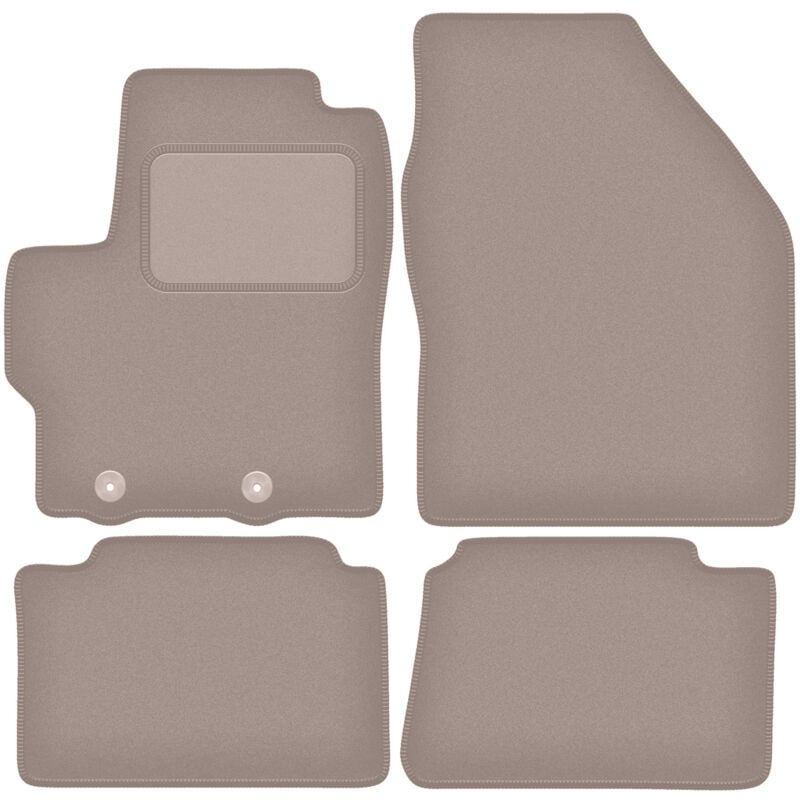 foto del prodotto tappetini in velluto beige per toyota yaris iv hatchback 2020 