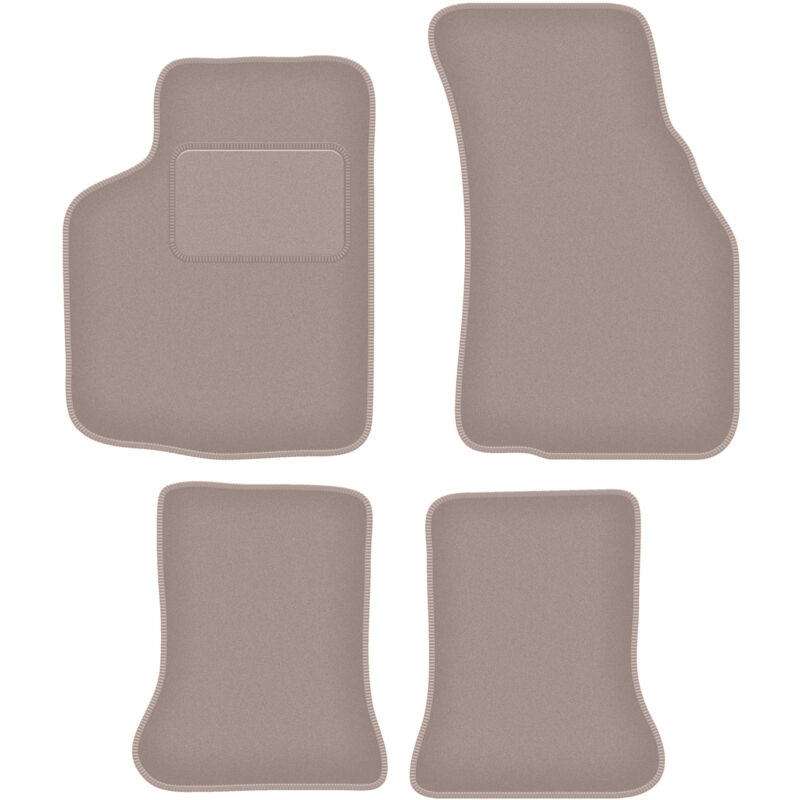 foto del prodotto tappetini in velluto beige per volkswagen golf i cabrio 1979 1993 