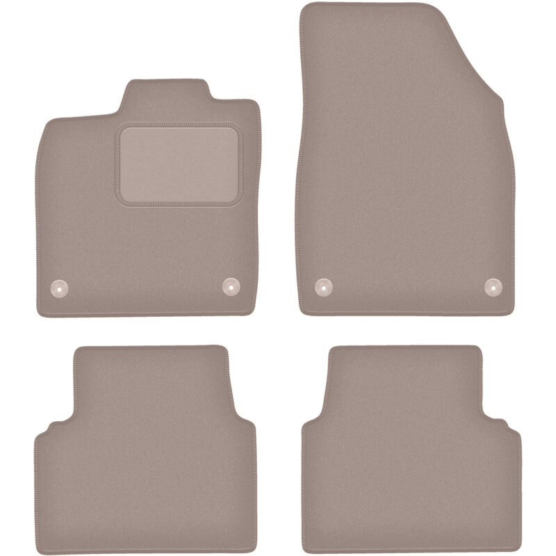 foto del prodotto tappetini in velluto beige per volkswagen id.3 hatchback 2019 