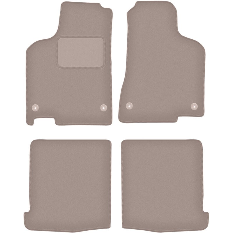 foto del prodotto tappetini in velluto beige per volkswagen lupo 3l hatchback 1997 2005 