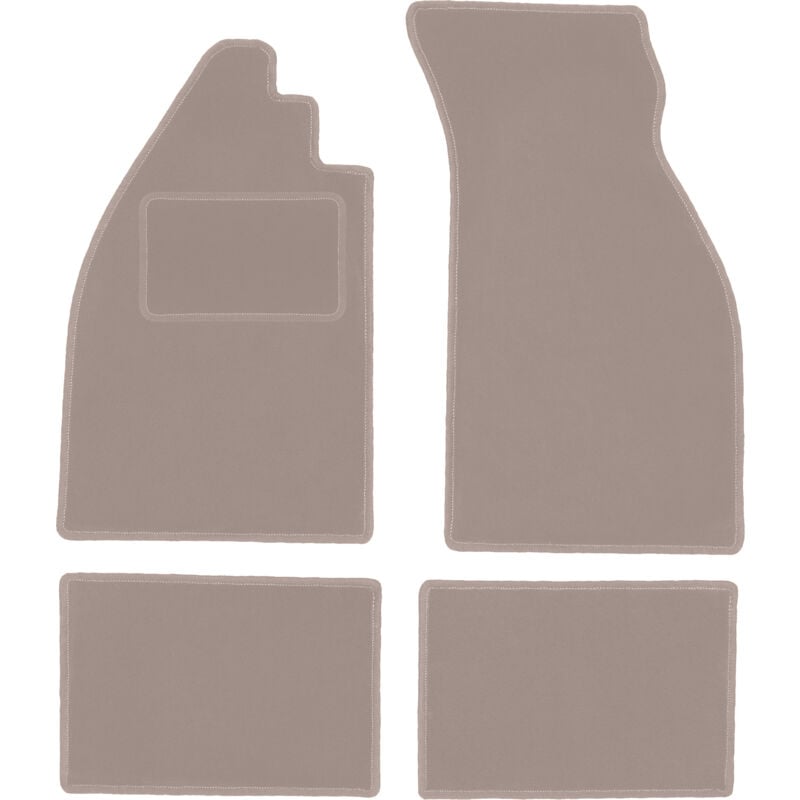 foto del prodotto tappetini in velluto beige per volkswagen maggiolino 0 1938 2003 