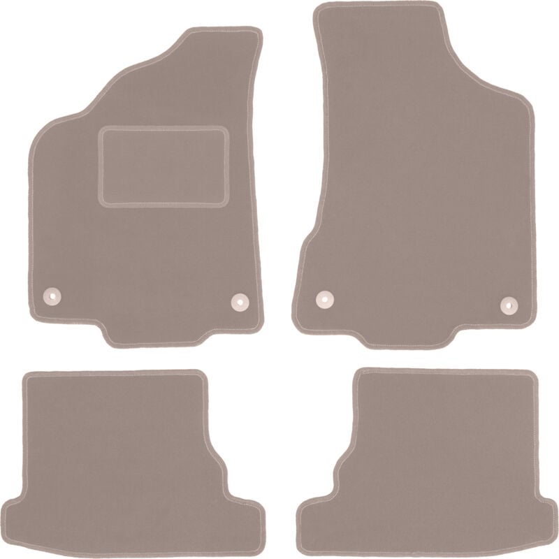 foto del prodotto tappetini in velluto beige per volkswagen polo iii 6n hatchback, berlina, classica 1994 1999 