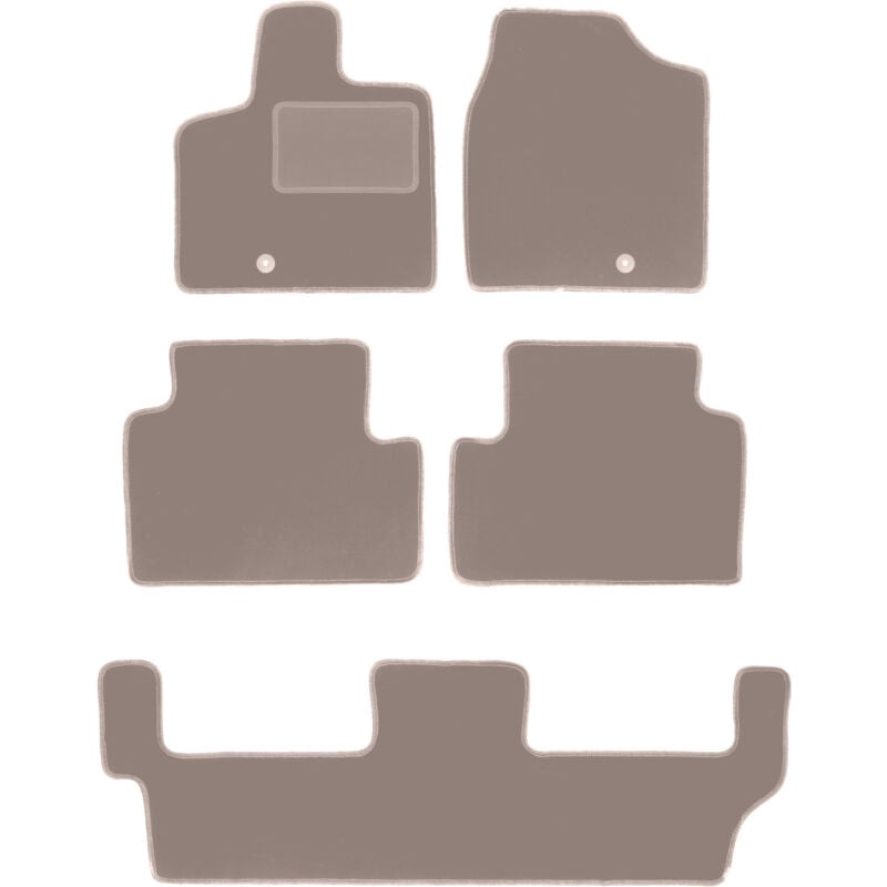 foto del prodotto tappetini in velluto beige per volkswagen routan 7 posti 2008 2015 