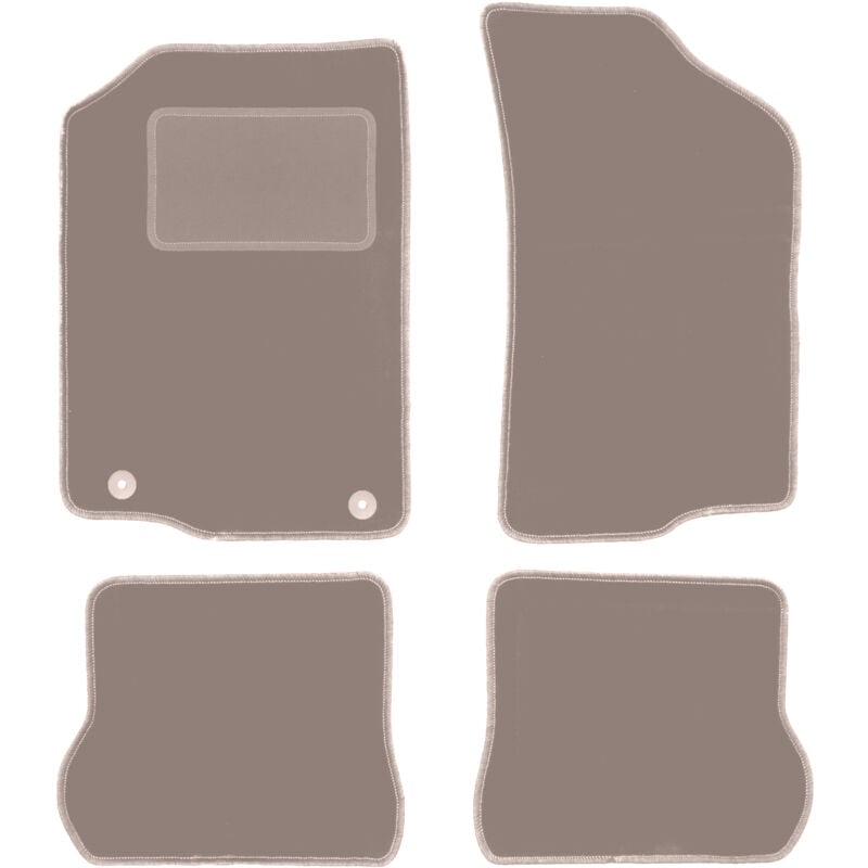 foto del prodotto tappetini in velluto beige per volkswagen scirocco ii coup 1981 1992 