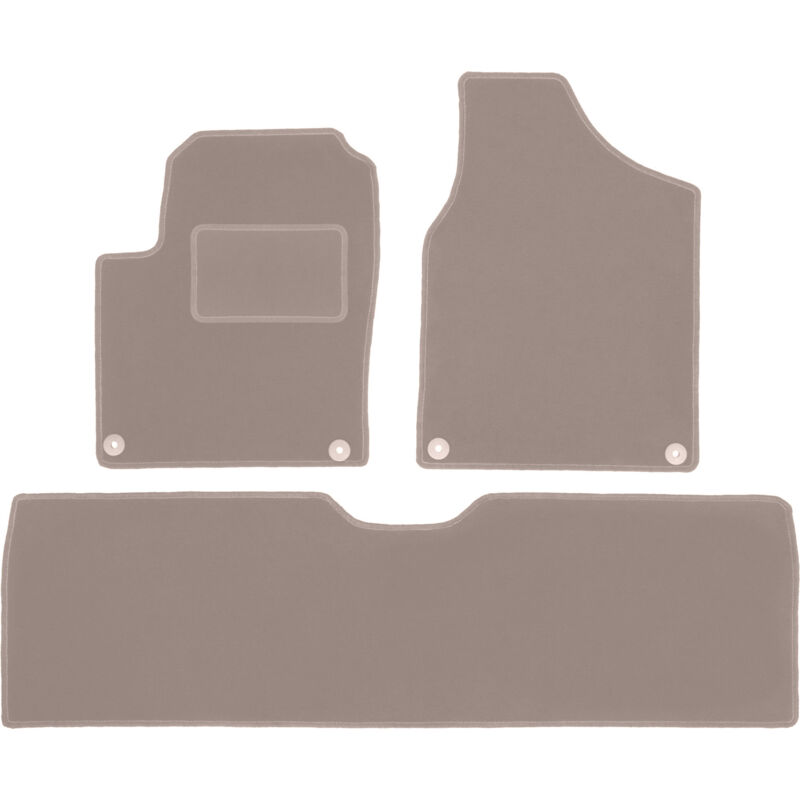 foto del prodotto tappetini in velluto beige per volkswagen sharan i monovolume 1995 2010 