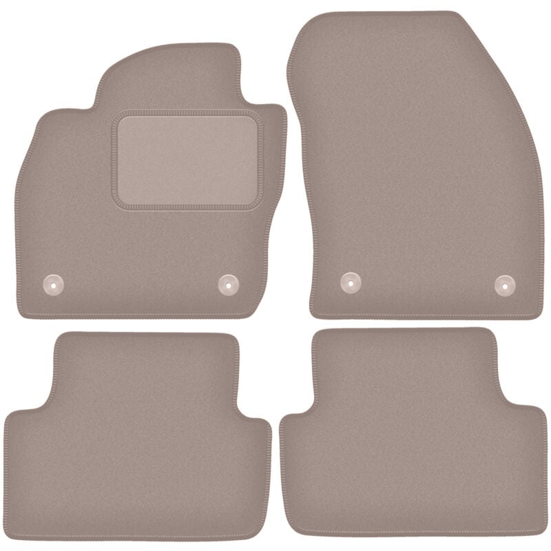 foto del prodotto tappetini in velluto beige per volkswagen t cross crossover 2019 