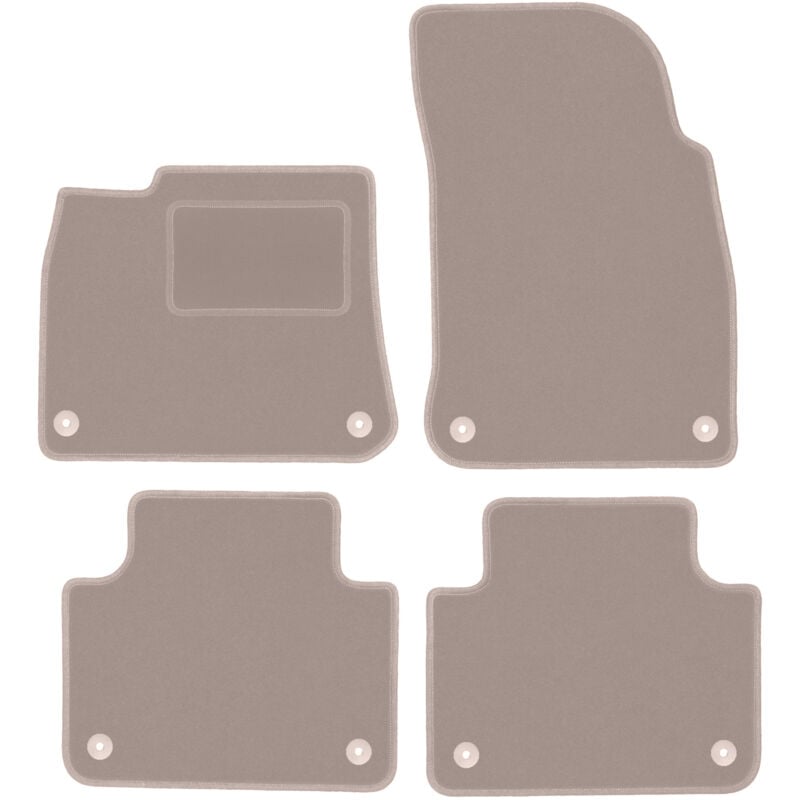 foto del prodotto tappetini in velluto beige per volkswagen touareg iii suv 2018 