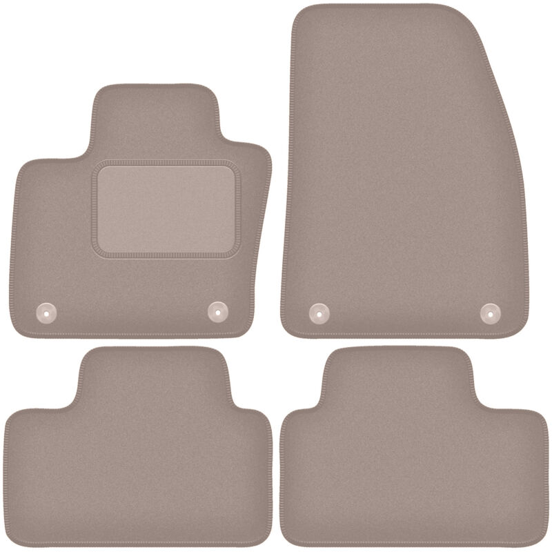 foto del prodotto tappetini in velluto beige per volvo c40 hatchback 2021 