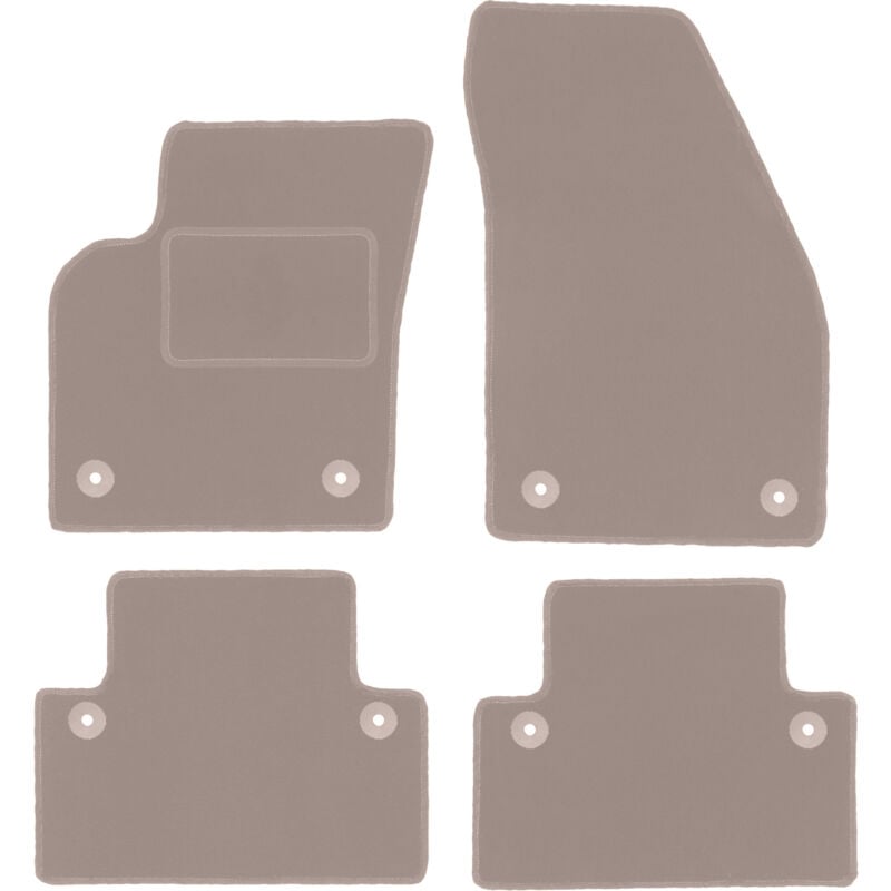 foto del prodotto tappetini in velluto beige per volvo s40 ii berlina 2004 2012 