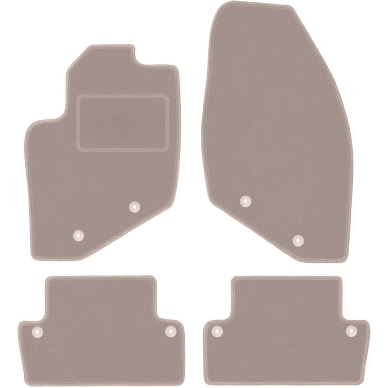 foto del prodotto tappetini in velluto beige per volvo s60 i liftback 2000 2009 