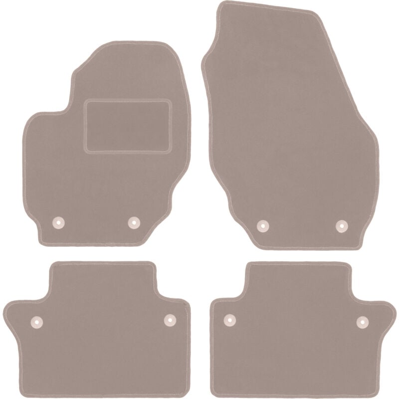 foto del prodotto tappetini in velluto beige per volvo s80 ii berlina 2010 2017 