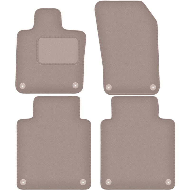foto del prodotto tappetini in velluto beige per volvo s90 ii long 2016 