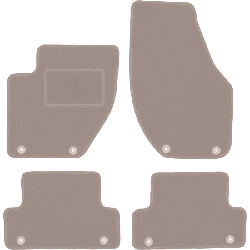 foto del prodotto tappetini in velluto beige per volvo v40 ii station wagon, cross country 2012 
