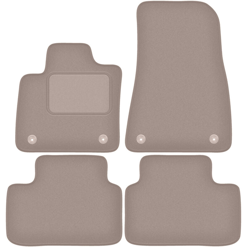 foto del prodotto tappetini in velluto beige per volvo xc40 electric crossover 2020 