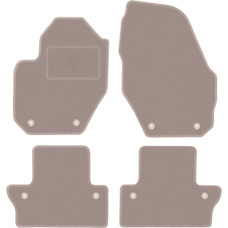 foto del prodotto tappetini in velluto beige per volvo xc60 i crossover 2008 2017 