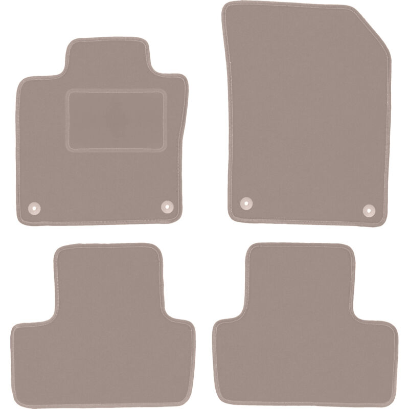 foto del prodotto tappetini in velluto beige per volvo xc60 ii suv 2017 