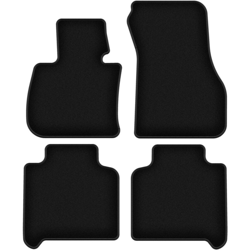 foto del prodotto tappetini in velluto nero basic per bmw 2 f46 gran tourer 2015 