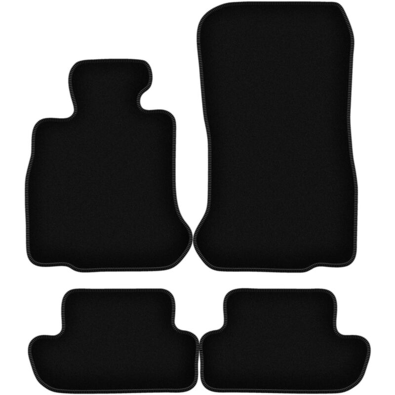 foto del prodotto tappetini in velluto nero basic per bmw 6 f13 coupe 2011 2018 