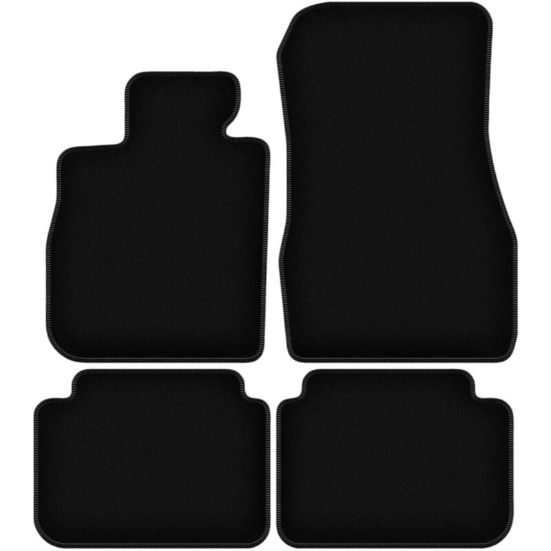 foto del prodotto tappetini in velluto nero basic per bmw 8 g16 gran coupe 2019 2022 