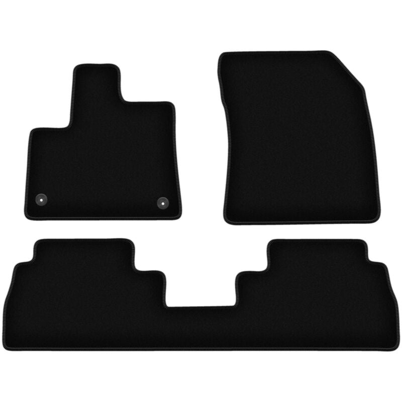 foto del prodotto tappetini in velluto nero basic per citroen rifter kombivan 2018 